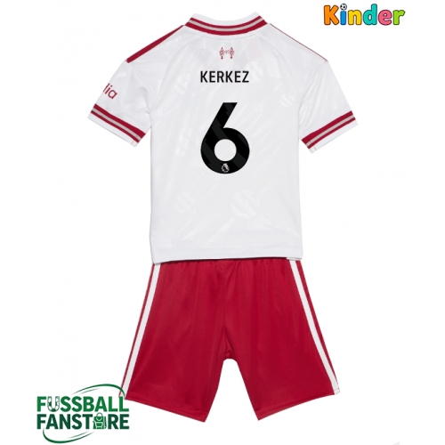 Liverpool Milos Kerkez #6 Replik Auswärtstrikot Kinder 2026-27 Kurzarm (+ Kurze Hosen)